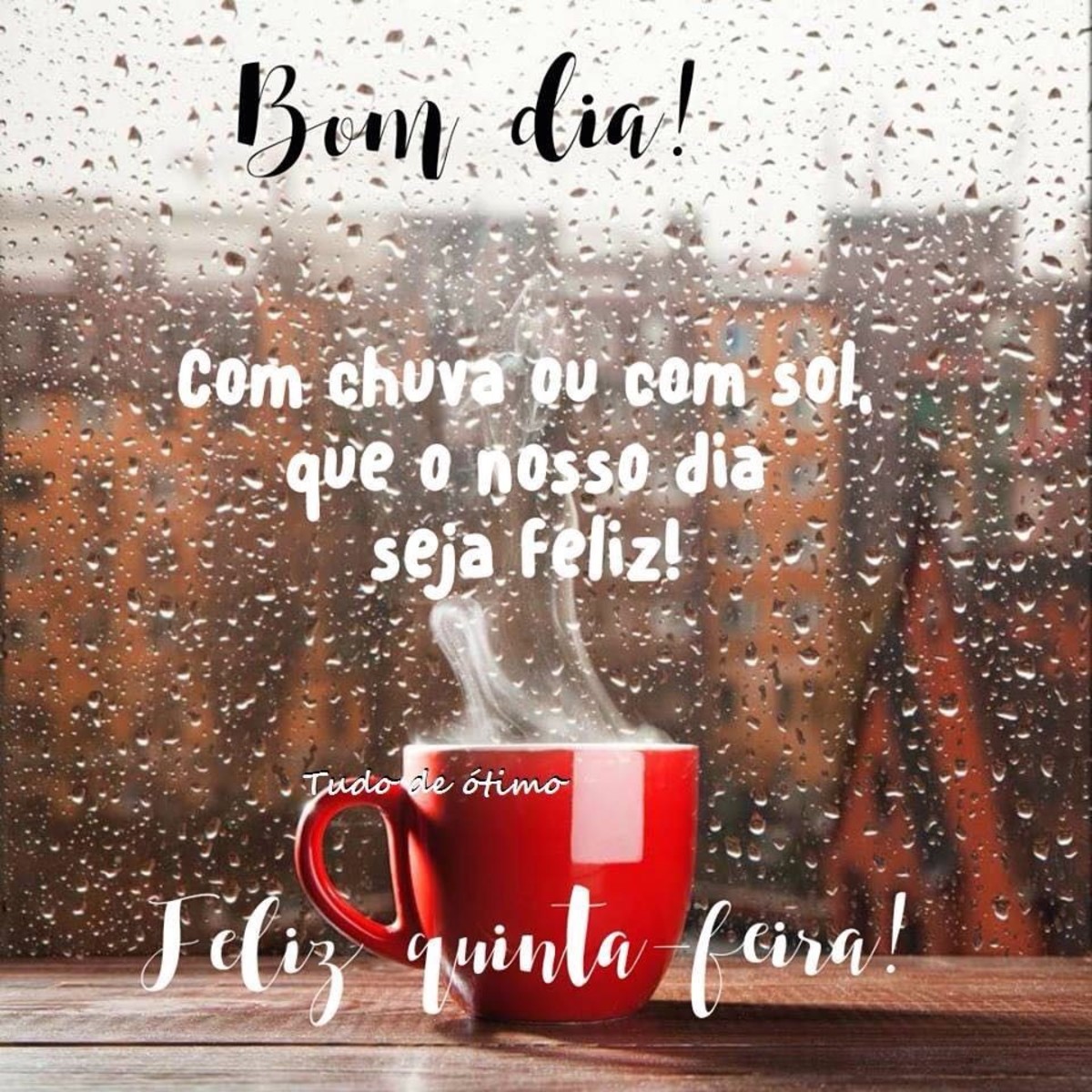 Belas imagens Feliz Quinta feira com chuva Belas imagens Feliz Quinta feira com chuva