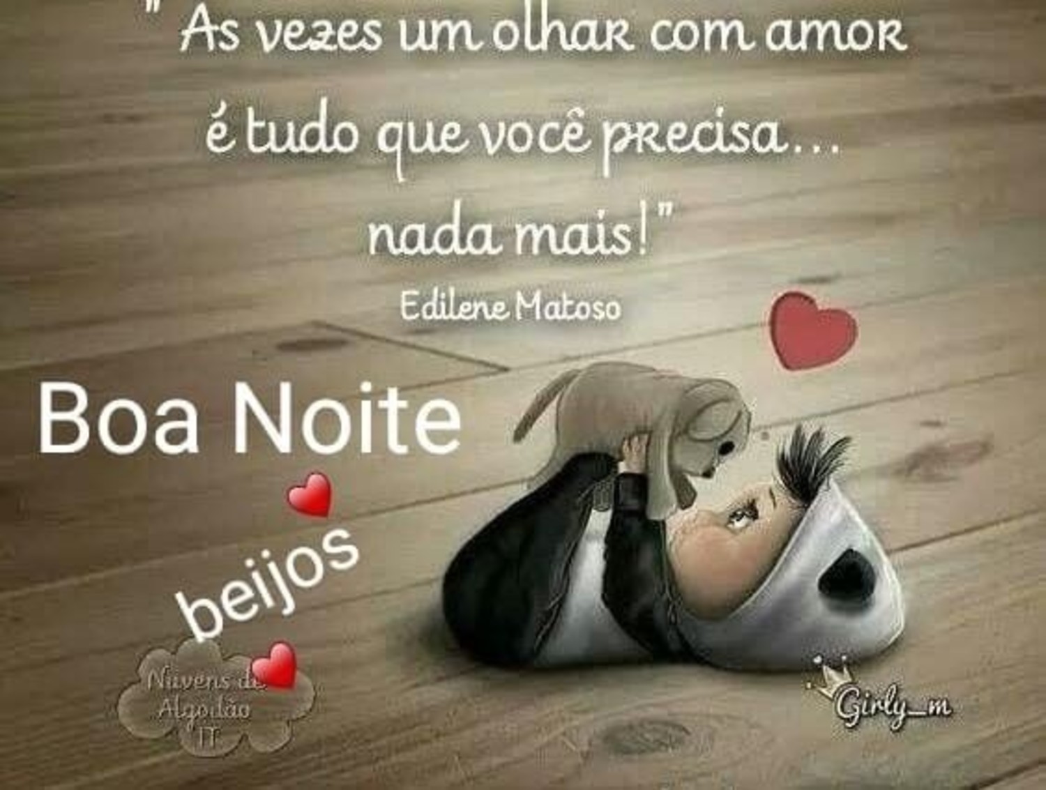 Boa Noite beijos mensagem 289