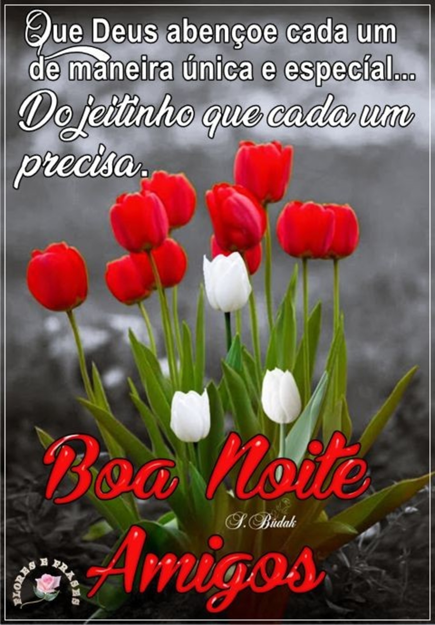 Boa Noite imagens com flores 125