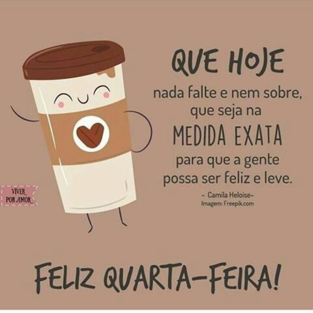 Feliz Quarta-Feira Bom Dia Facebook 222