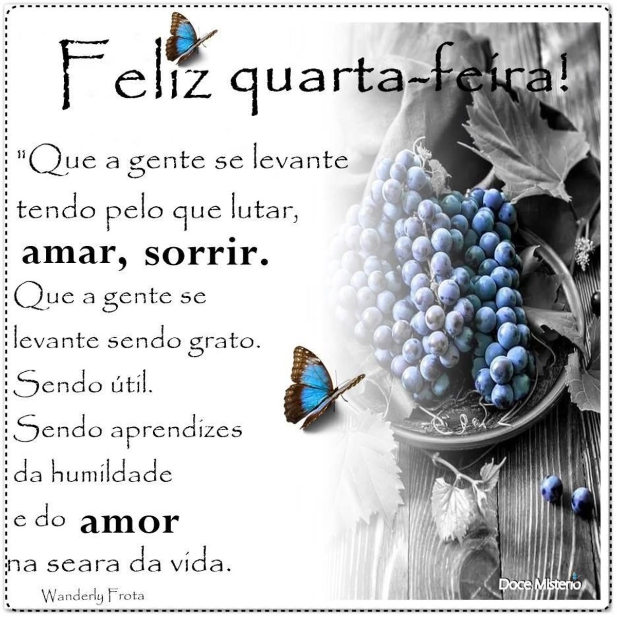 Feliz Quarta-Feira amigos 34