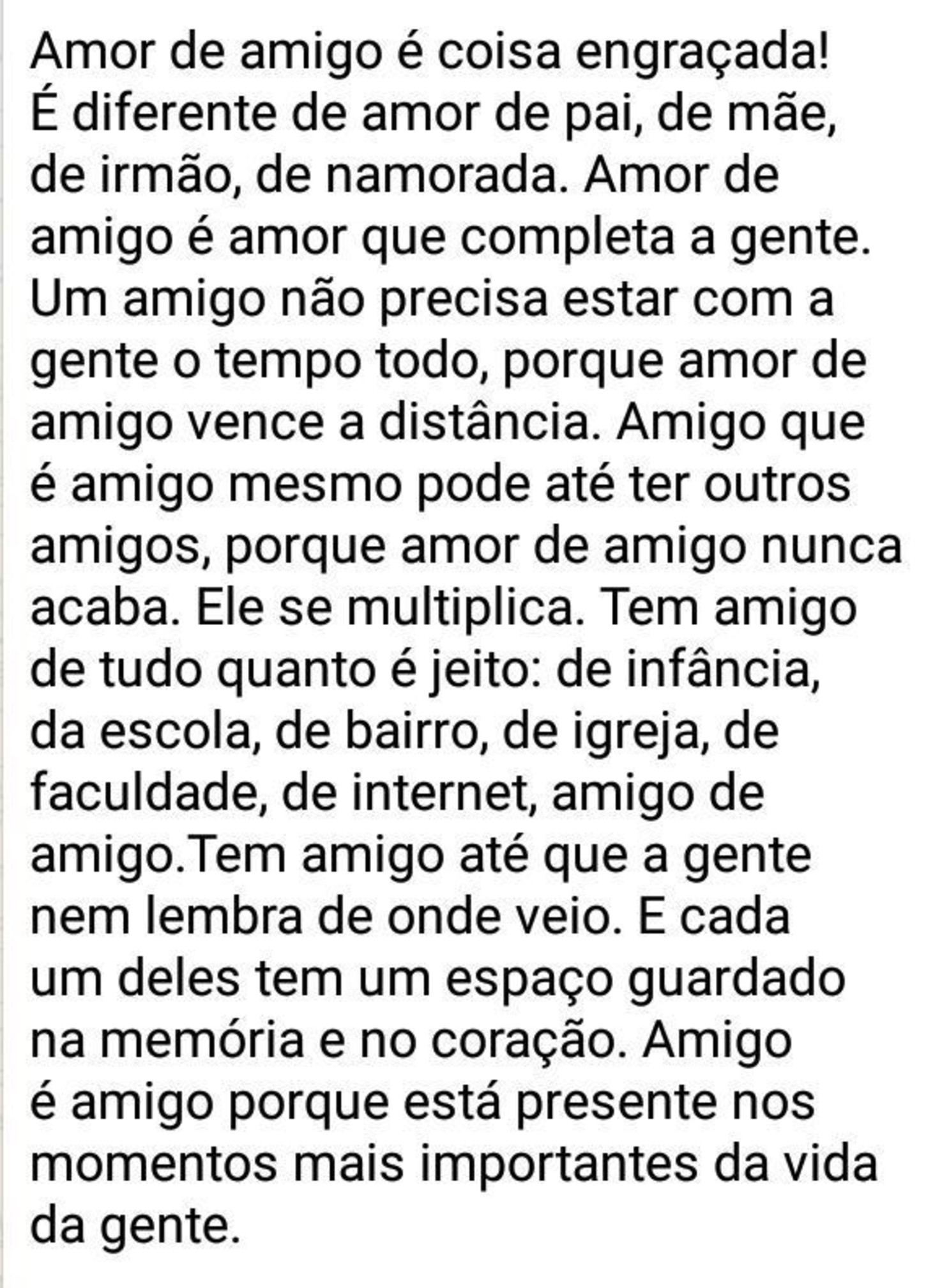 Frases bonitas de amizade 119