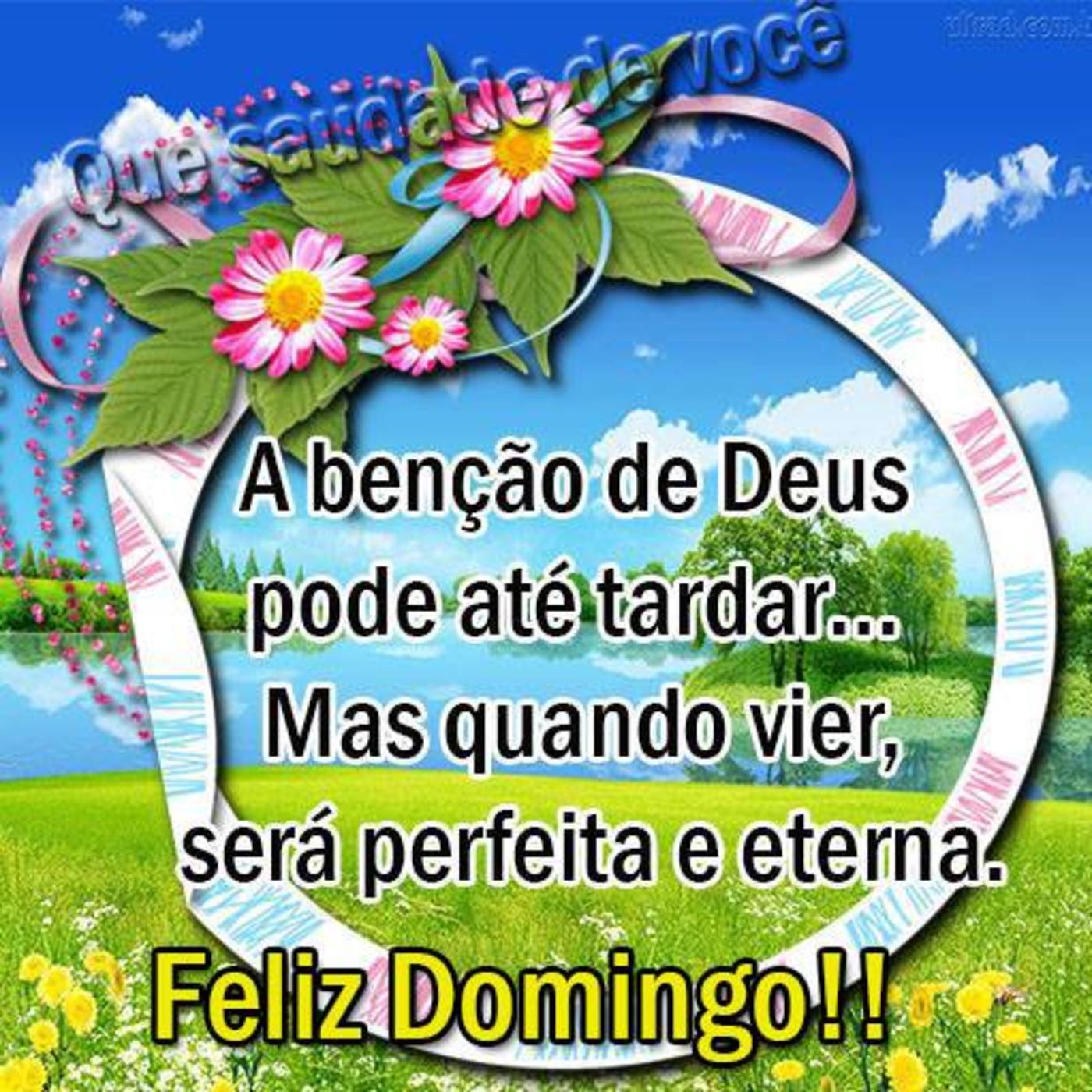Mensagens Feliz Domingo 168