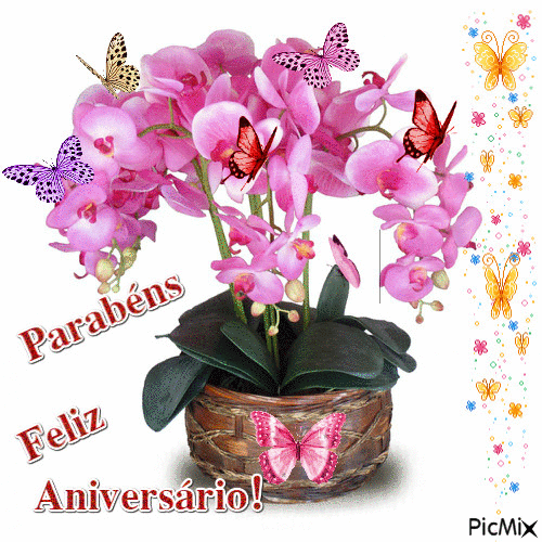 Parabéns Feliz Aniversário GIF 87