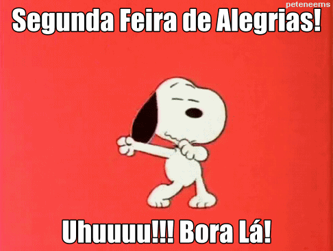 Segunda-feira de alegrias Snoopy GIF 181