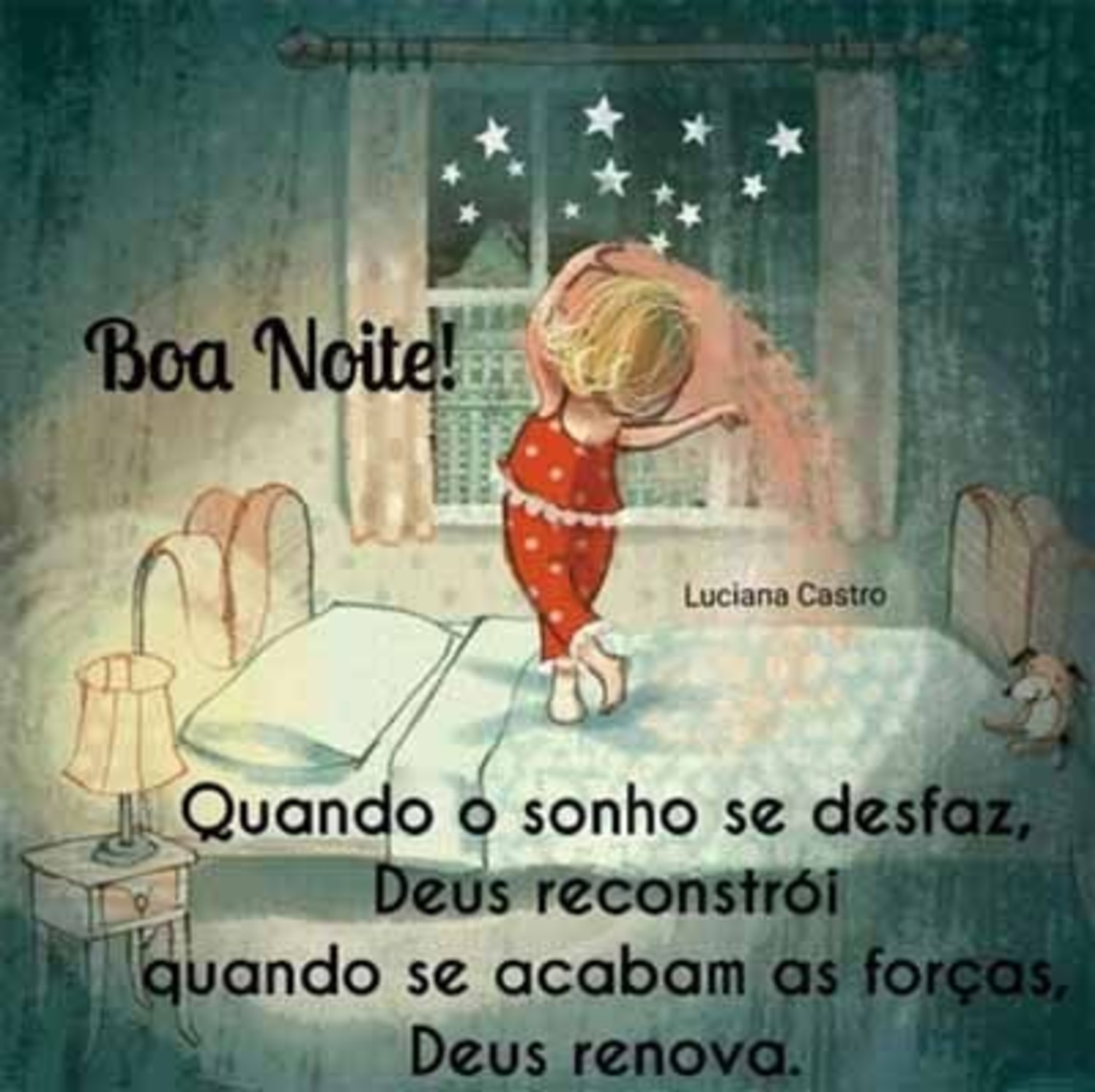 Boa Noite abençoada por Deus 656