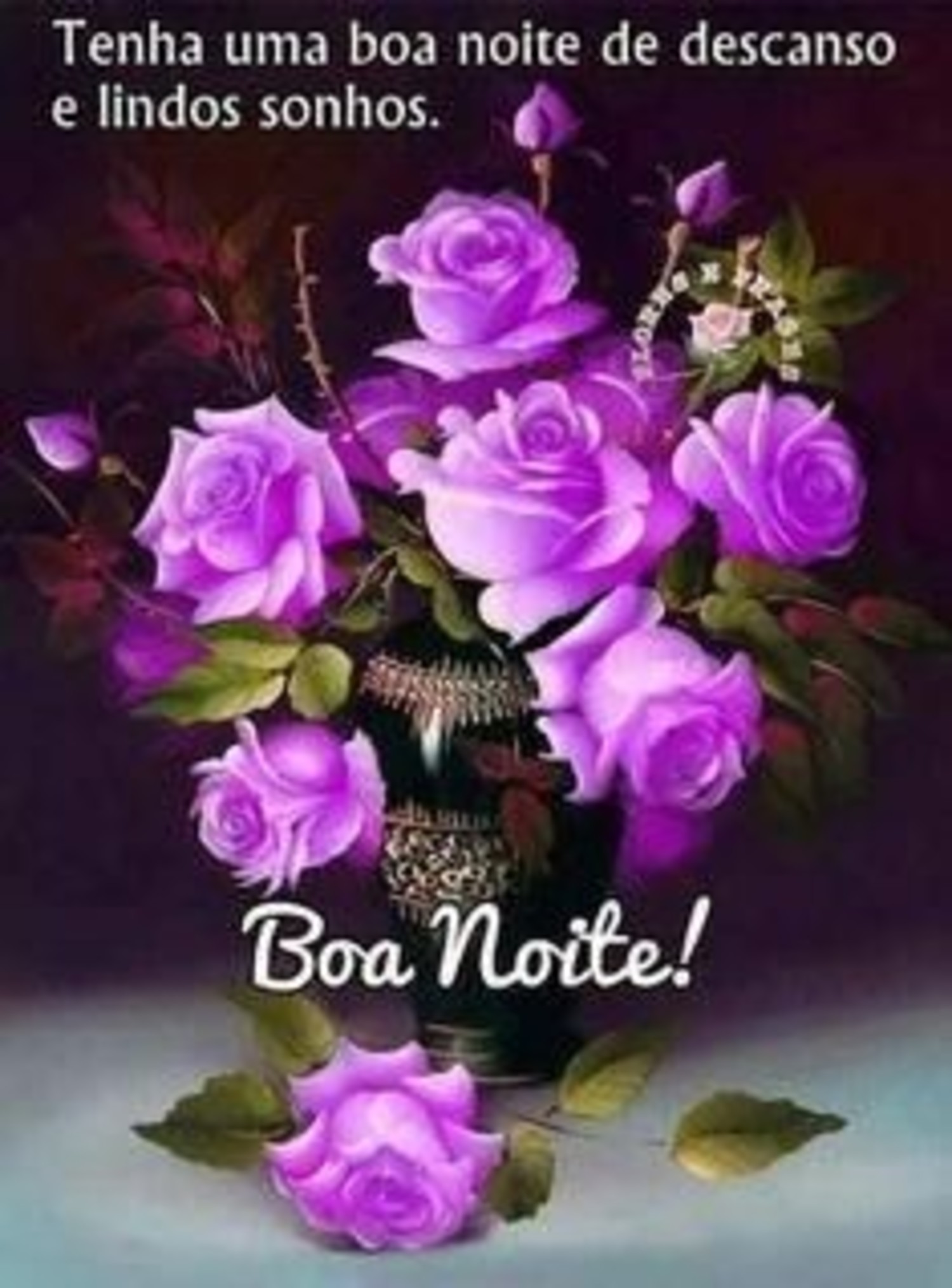 Imagens Pinterest Boa Noite com flores 1020 - ImagensBomDia.net