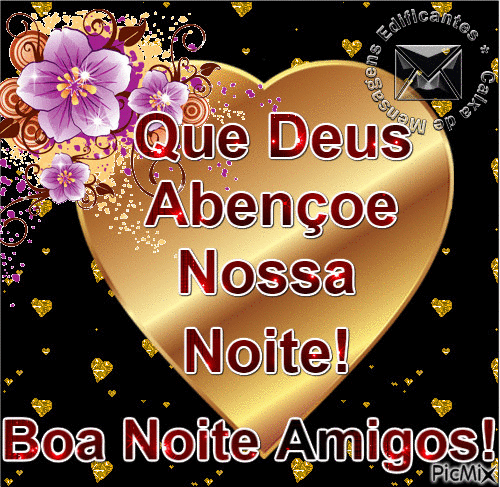 Mensagens bonitas Boa Noite GIF 896
