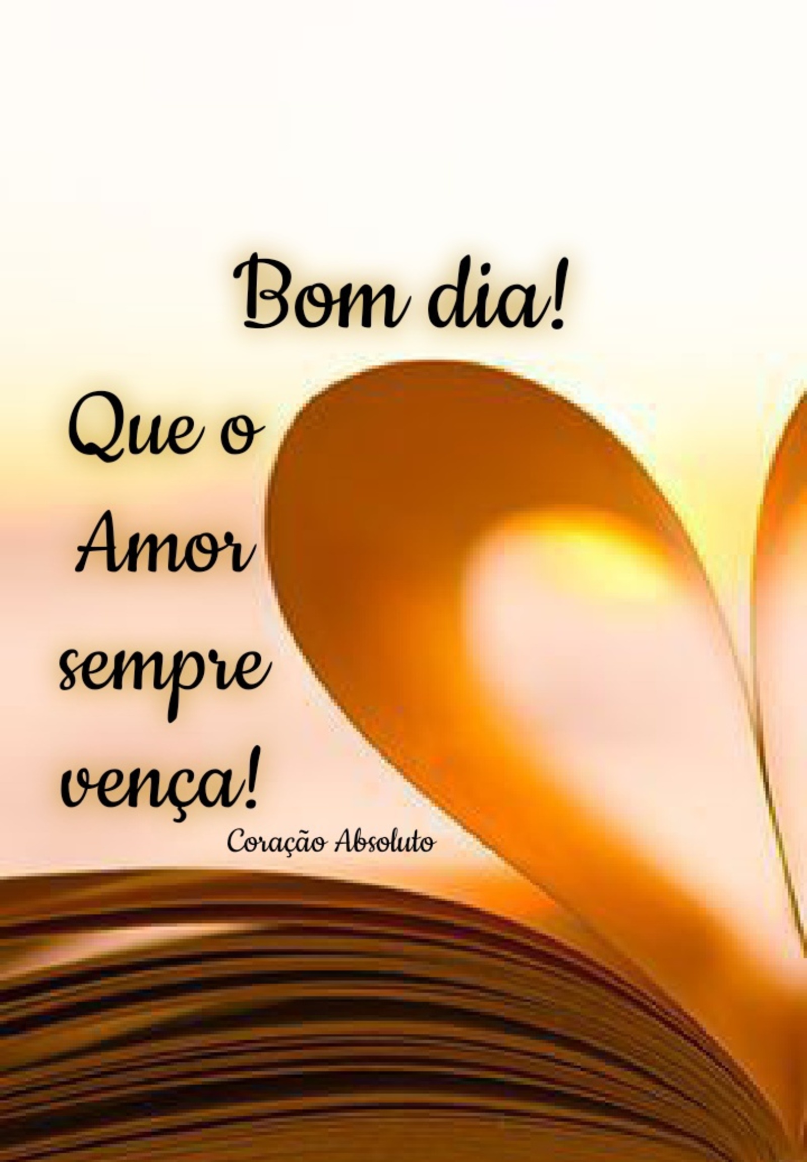 Bom Dia que o amor sempre vença