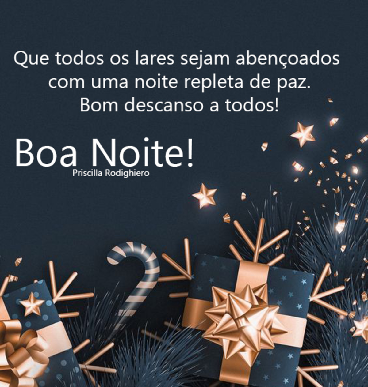 Belas imagens de Boa Noite para compartilhar no Natal (1)