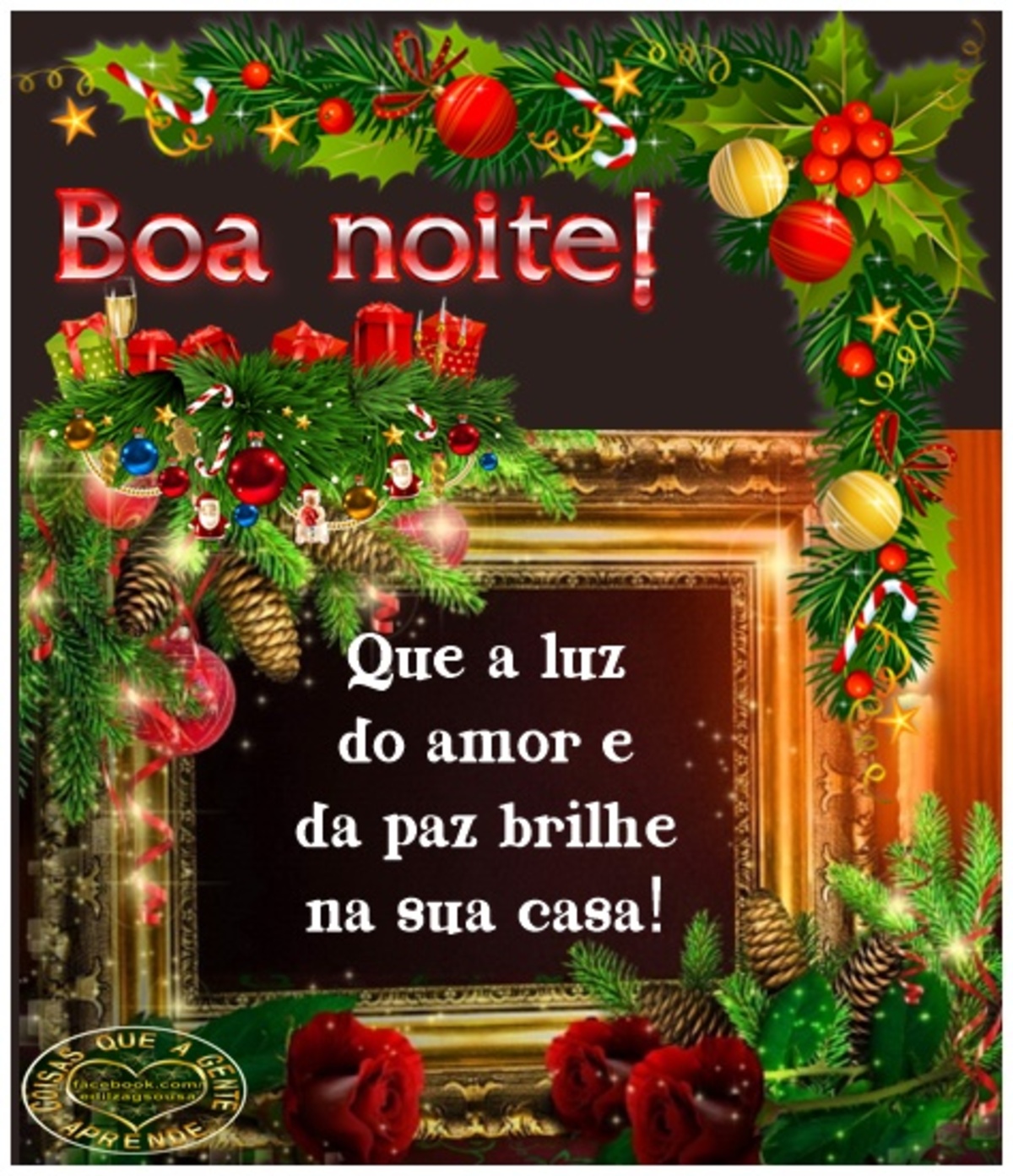 Belas imagens de Boa Noite para compartilhar no Natal (5)