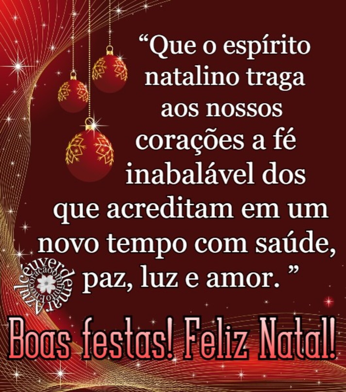 Boas Festas Feliz Natal