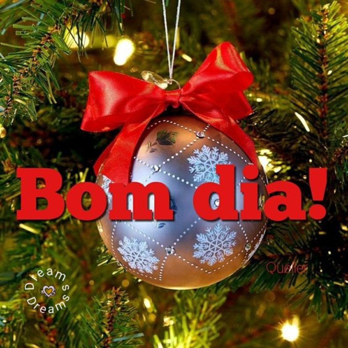 Bom Dia árvore de Natal