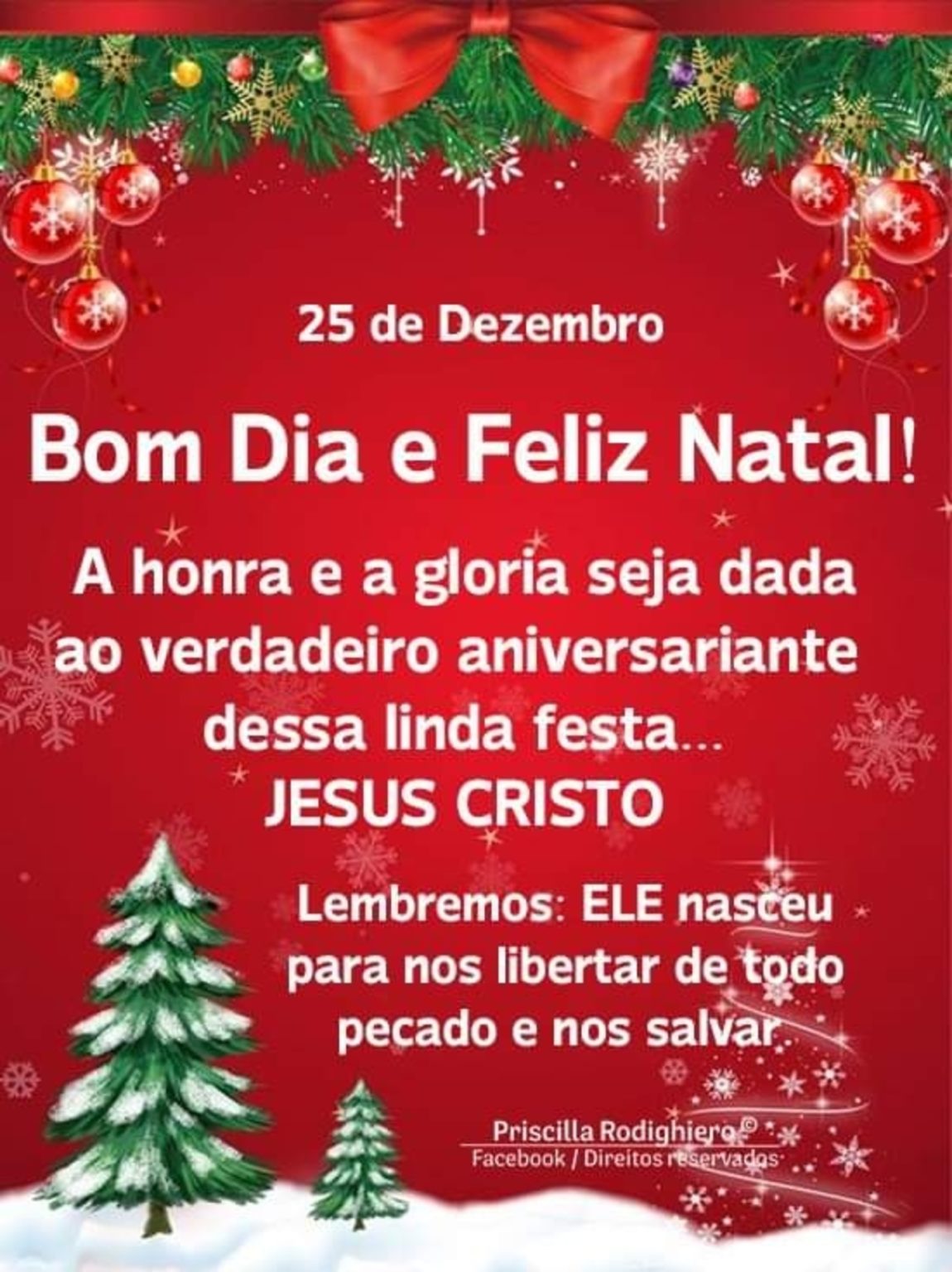 Bom Dia e Feliz Natal 25 de Dezembro Archives - ImagensBomDia.net