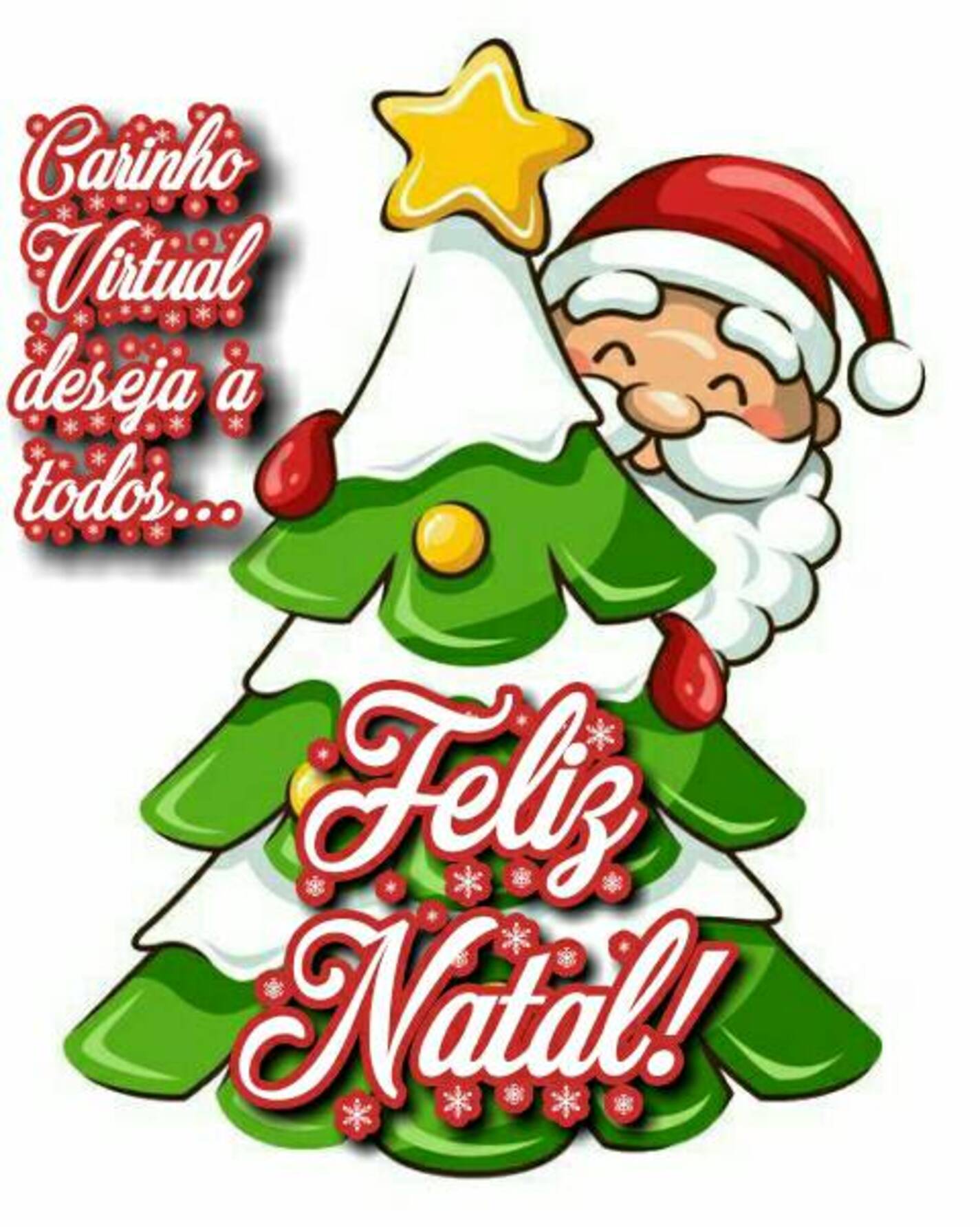 Carinho virtual deseja a todos Feliz Natal