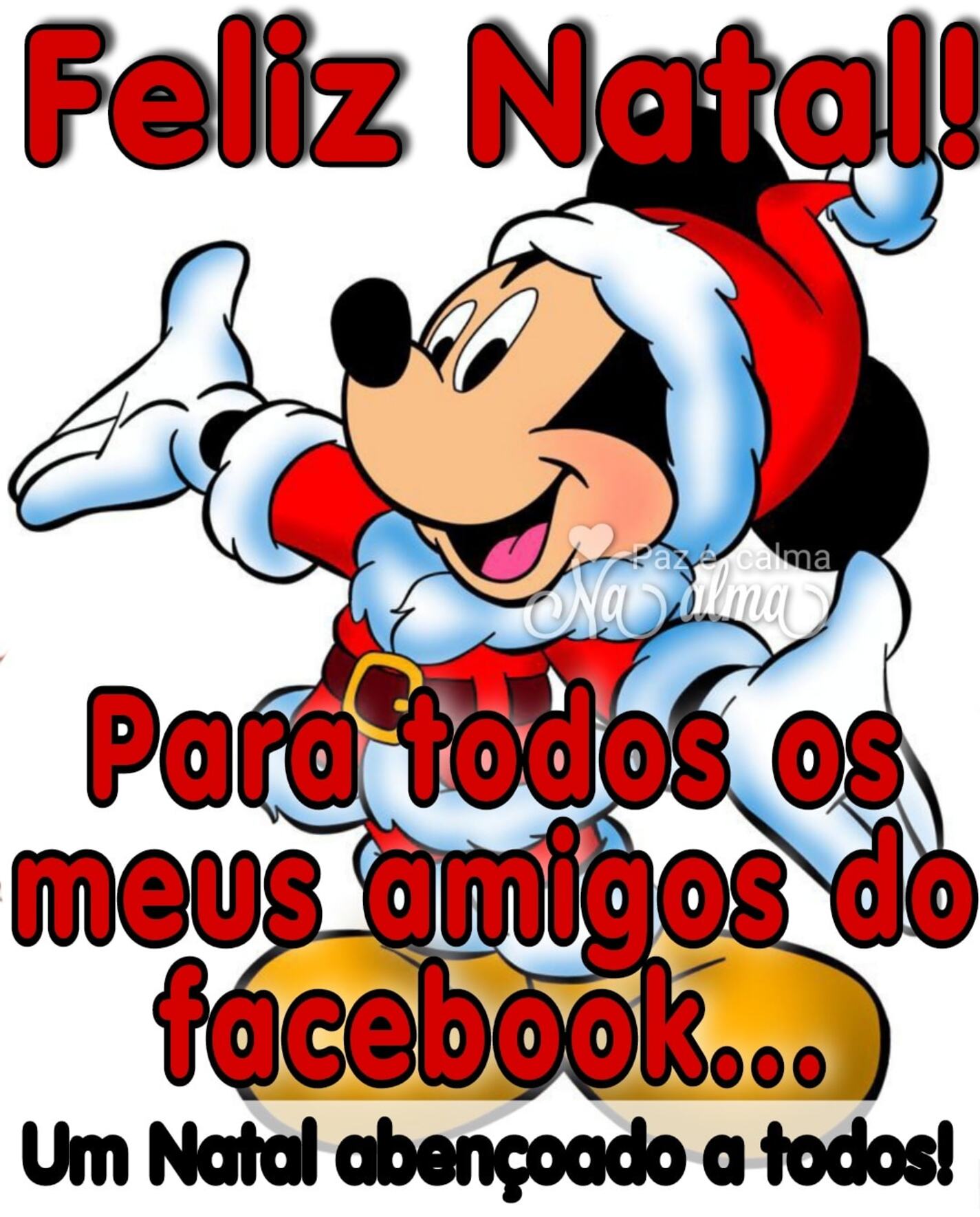 Feliz Natal para todos os meus amigos do Facebook