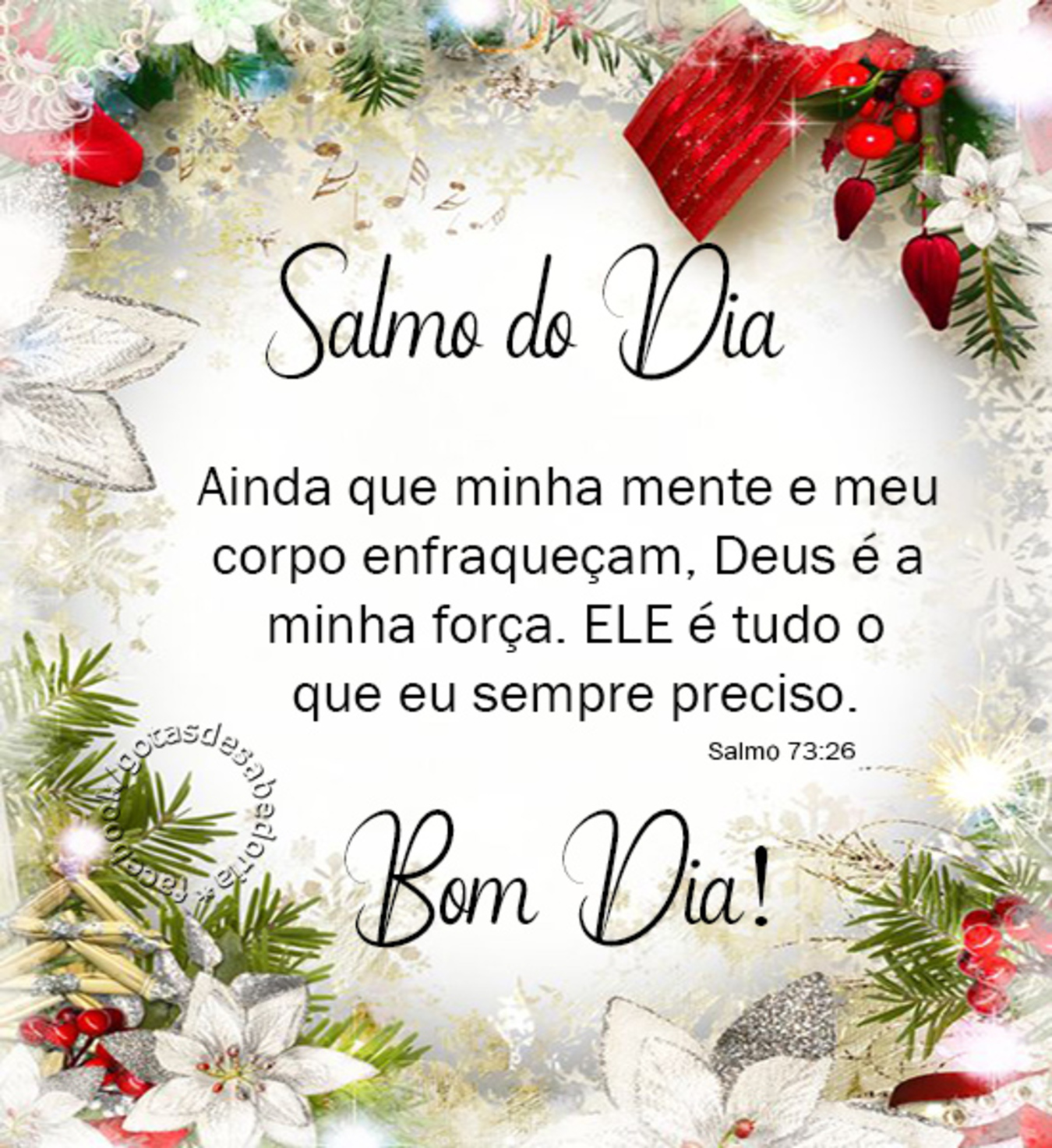 Salmo do Dia Bom Dia Natal