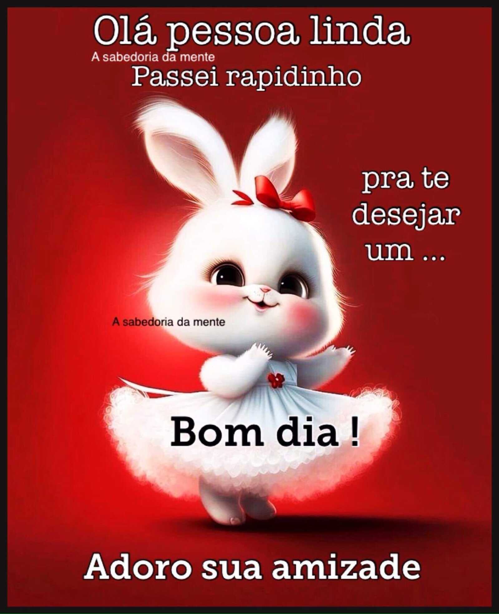 Olá pessoa linda passei rapidinho pra te desejar um Bom Dia adoro sua amizade