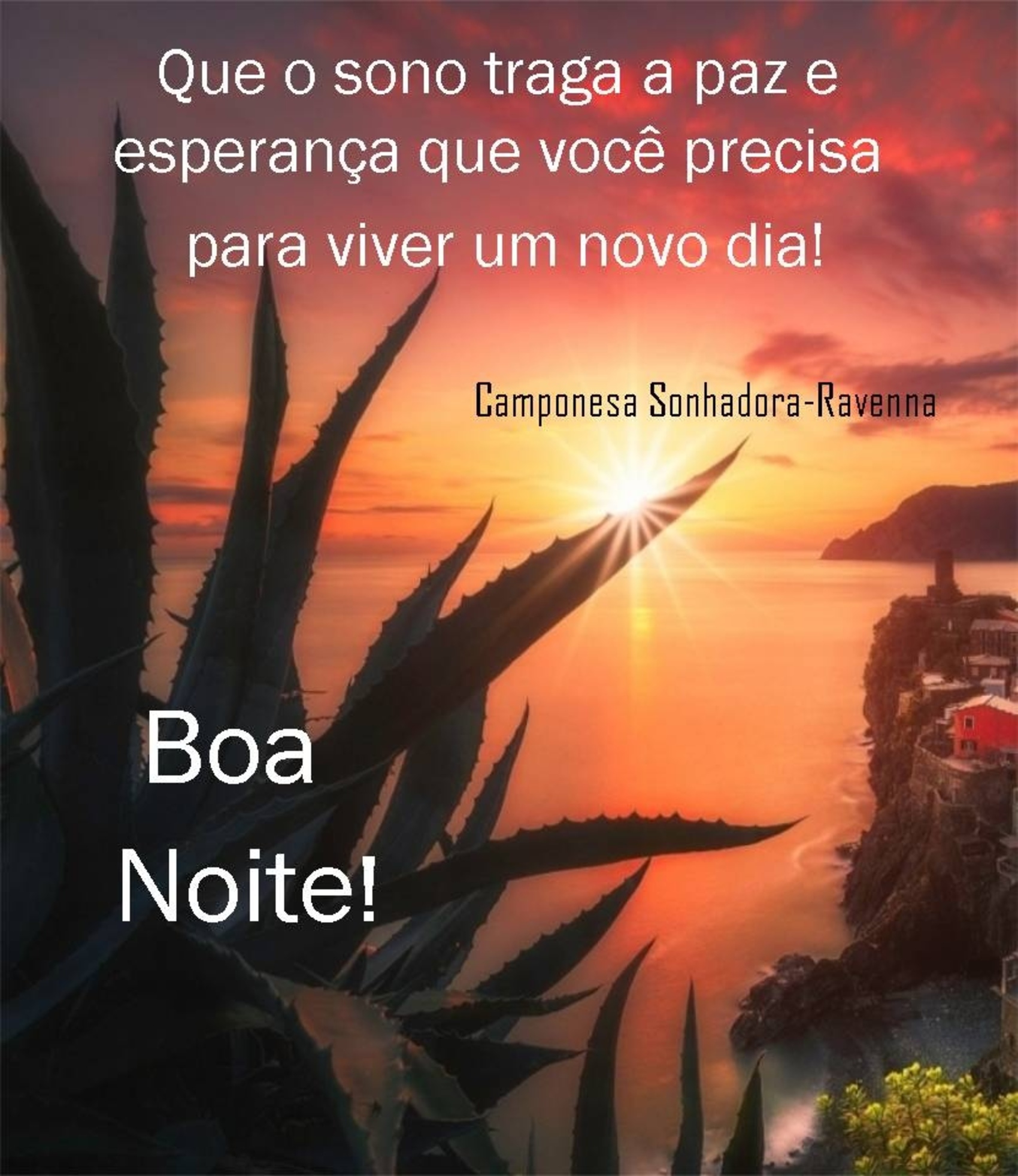 Que o sono traga a paz boa noite